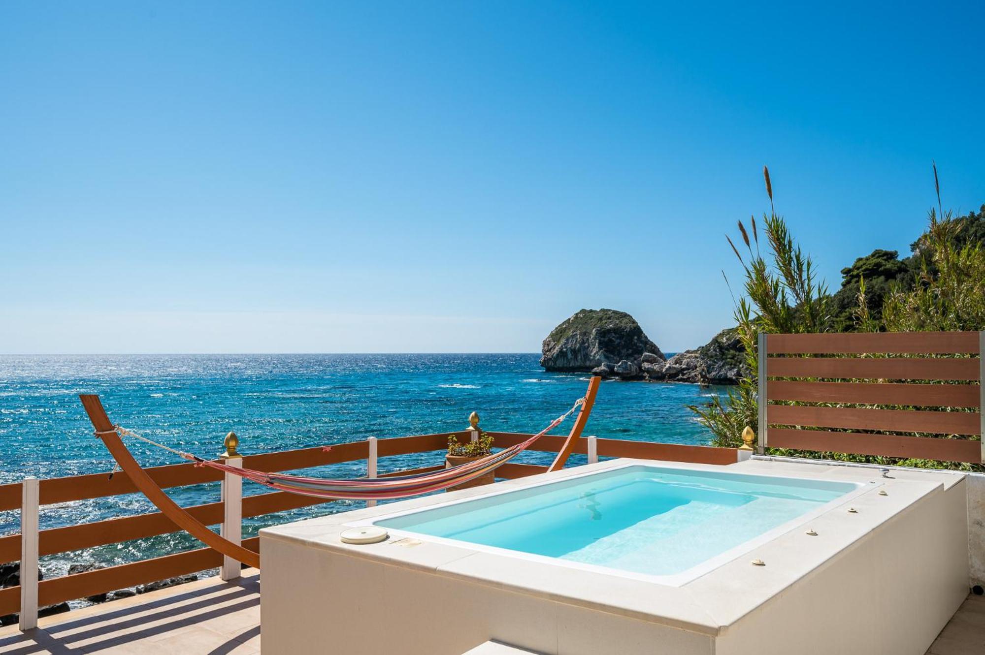 Villa Renata & Villa Filippos With Private Plunge Pool By Konnect アギオス・ゴルディオス エクステリア 写真