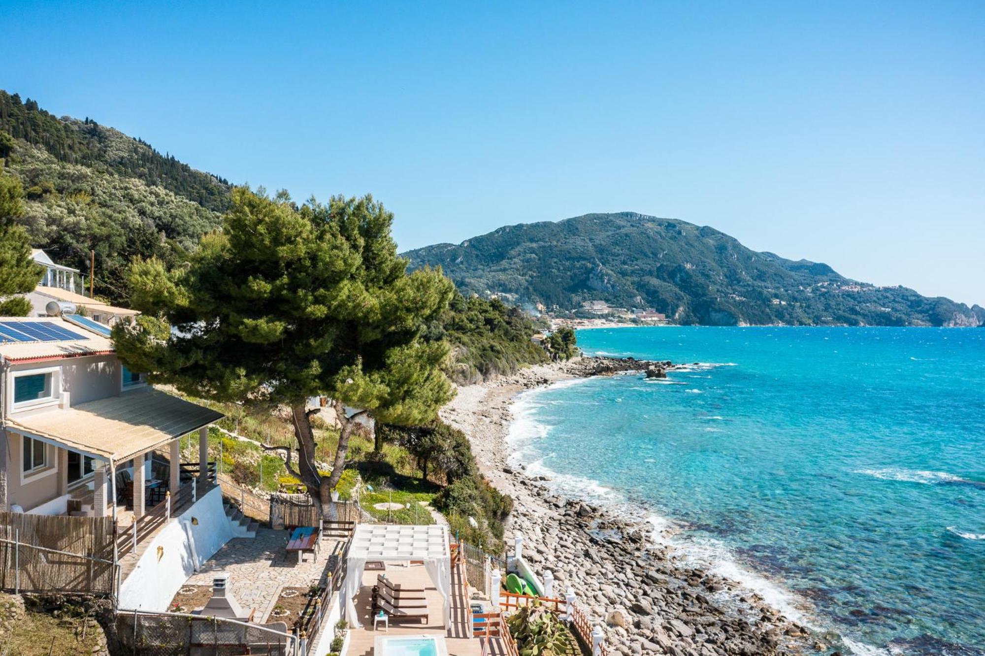 Villa Renata & Villa Filippos With Private Plunge Pool By Konnect アギオス・ゴルディオス エクステリア 写真