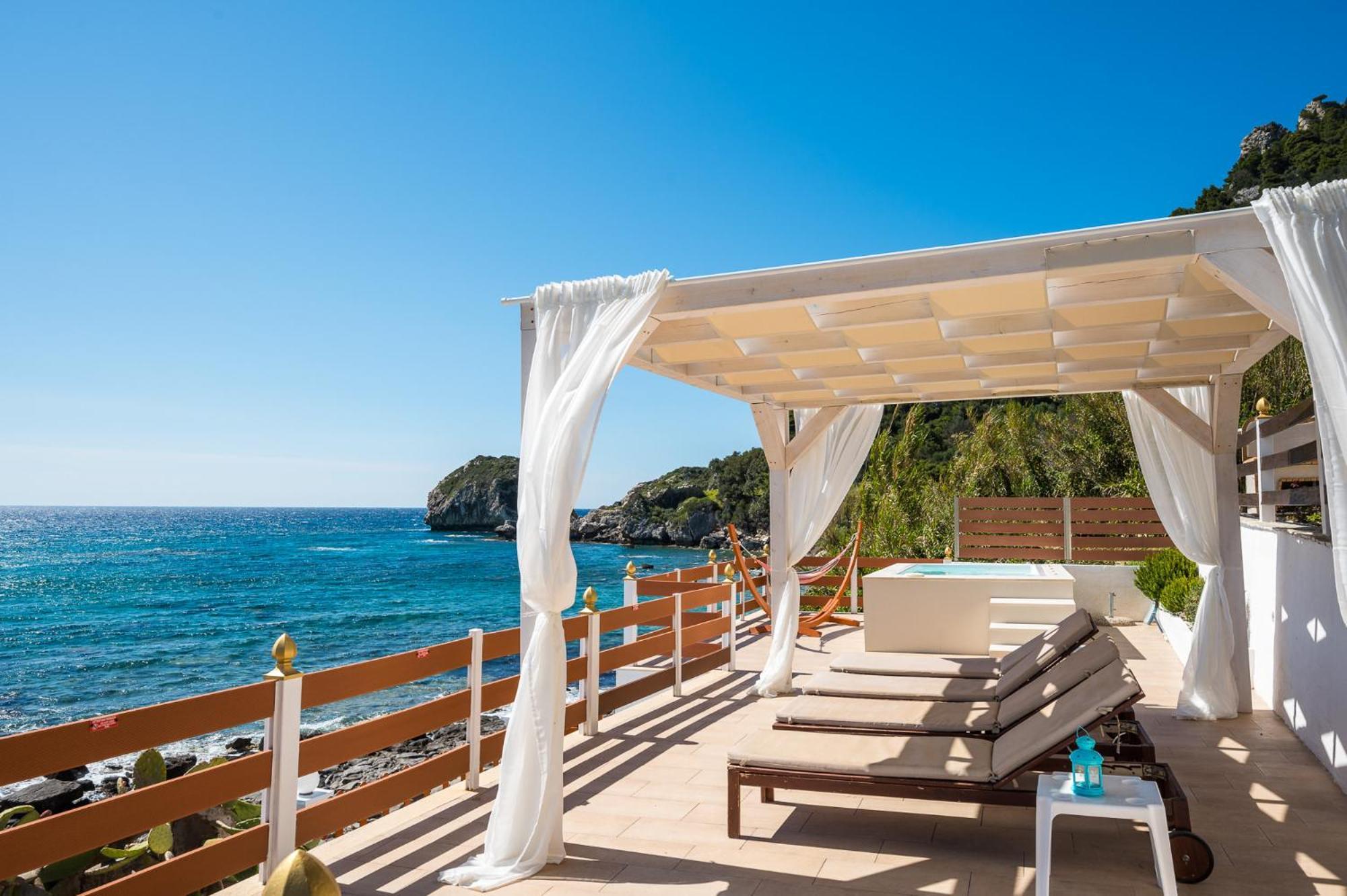 Villa Renata & Villa Filippos With Private Plunge Pool By Konnect アギオス・ゴルディオス エクステリア 写真